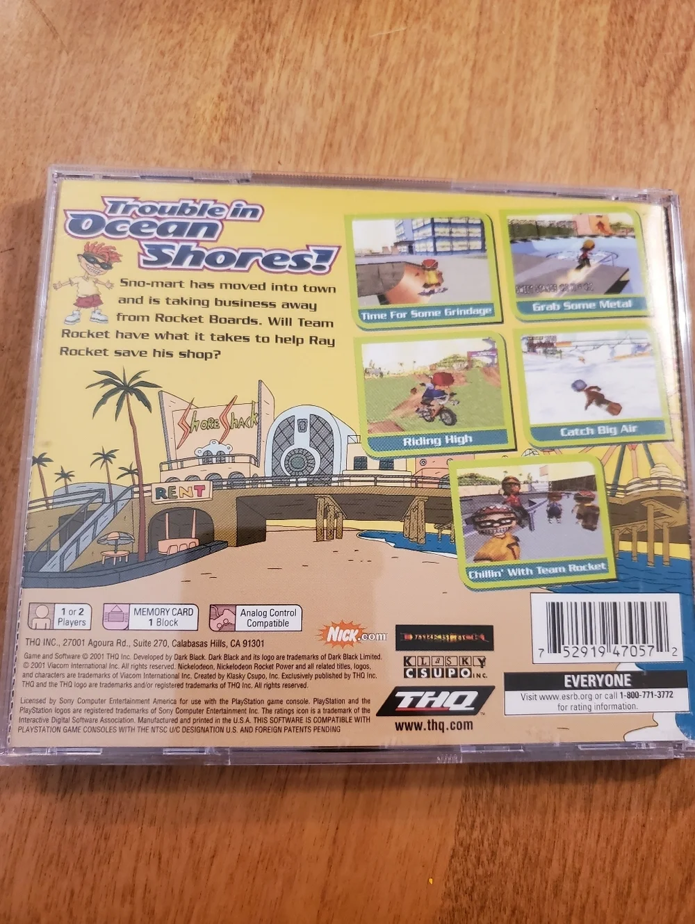 2001 Rocket Power Team Rocket Rescue - PS1  Complete Y2k